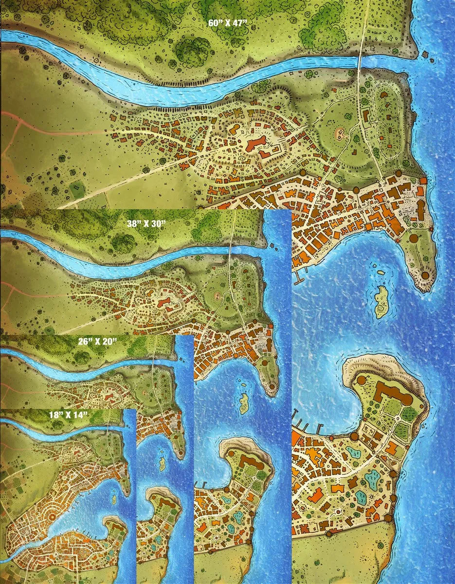 Slilgas City Fantasy Map Patreon