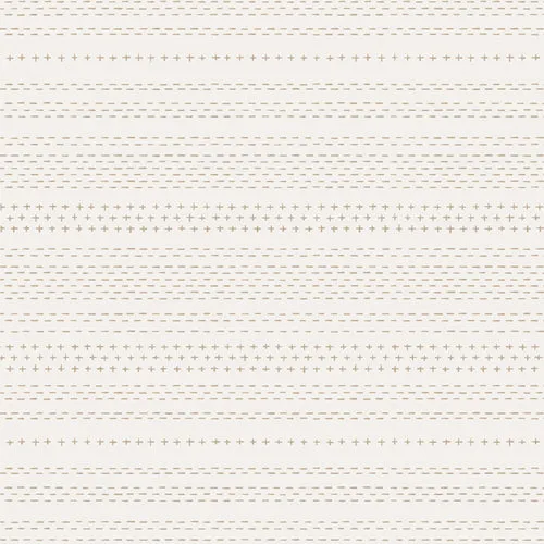 Soften The Volume Sashiko Mending in Off White by AGF Studio