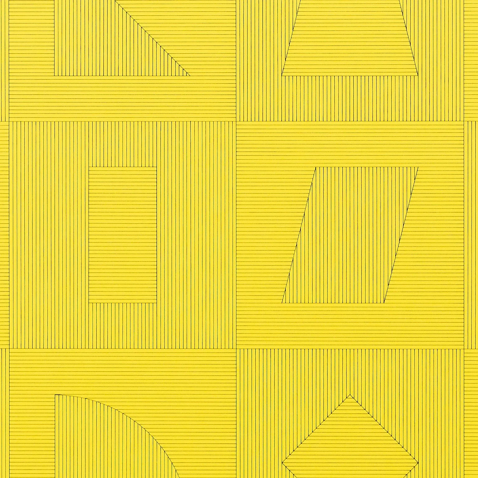 SOL LEWITT "FOUR SIDES OF THE TOWER - YELLOW" SILKSCREEN, 1983