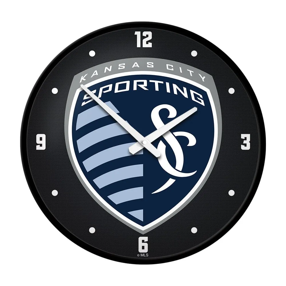 Sporting Kansas City: Modern Disc Wall Clock