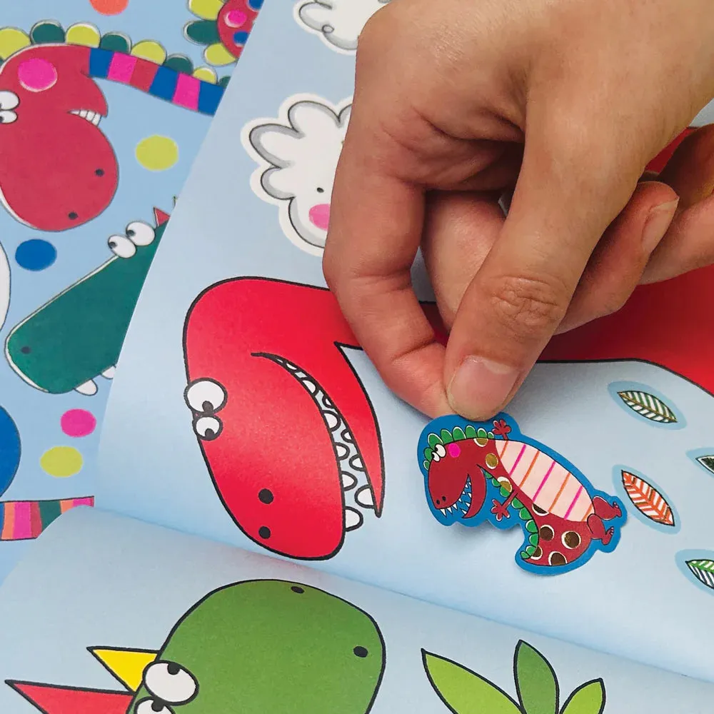 Sticker Scene Book - Dinosaur