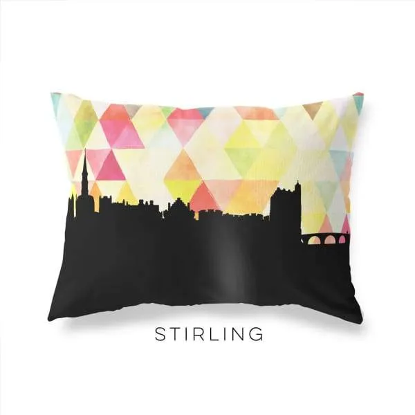 Stirling, Scotland geometric skyline