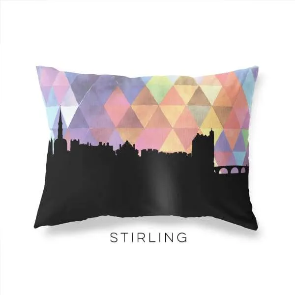 Stirling, Scotland geometric skyline