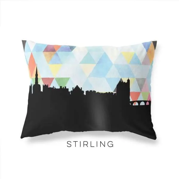 Stirling, Scotland geometric skyline