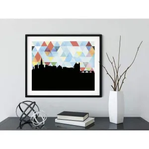 Stirling, Scotland geometric skyline
