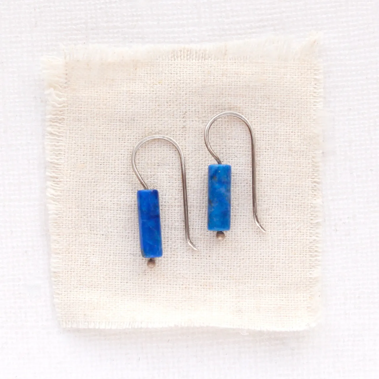 Sydney Lapis Lobe Hugger Earrings