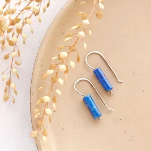 Sydney Lapis Lobe Hugger Earrings