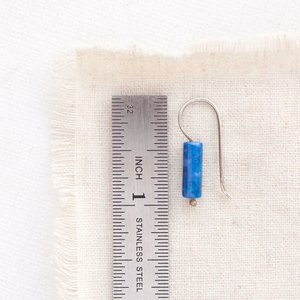 Sydney Lapis Lobe Hugger Earrings