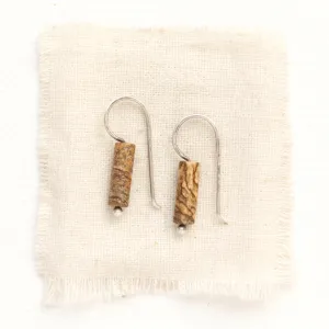 Sydney Picture Jasper Lobe Hugger Earrings