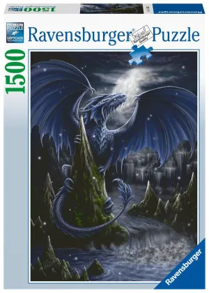 The Black And Blue Dragon 1500pc