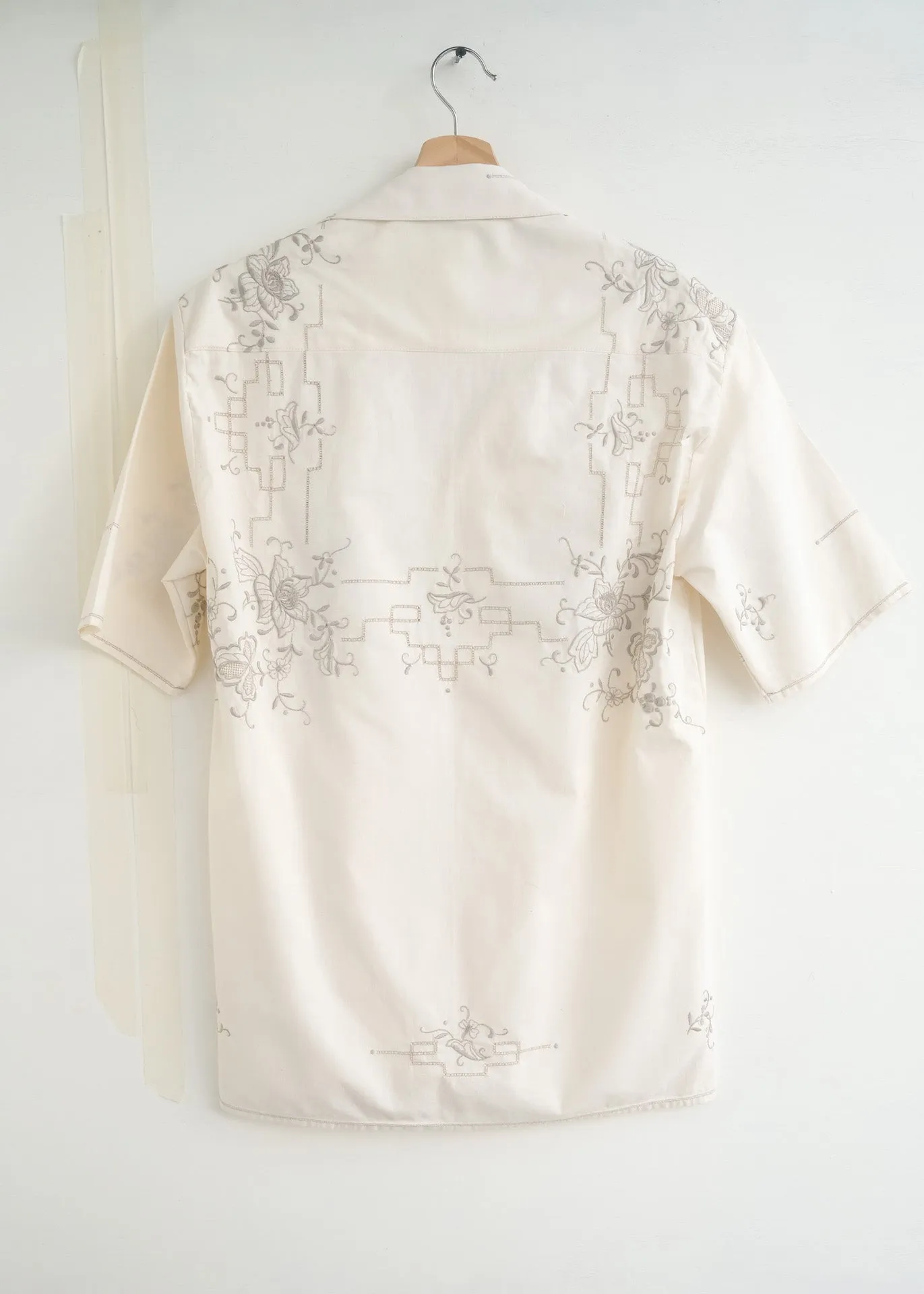 The Gray embroidered shirt - S