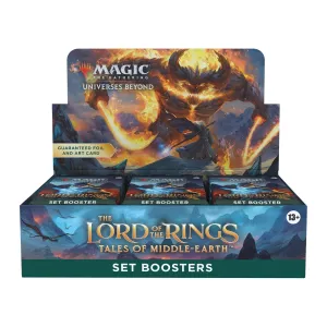 The Lord of the Rings: Tales of Middle-earth Set Booster Display