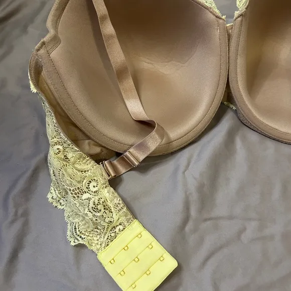 ThirdLove Lace Balconette Underwire Bra in Yellow