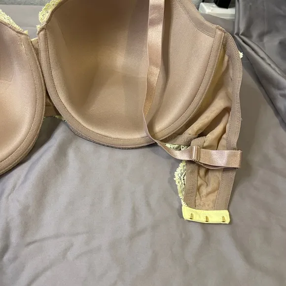 ThirdLove Lace Balconette Underwire Bra in Yellow