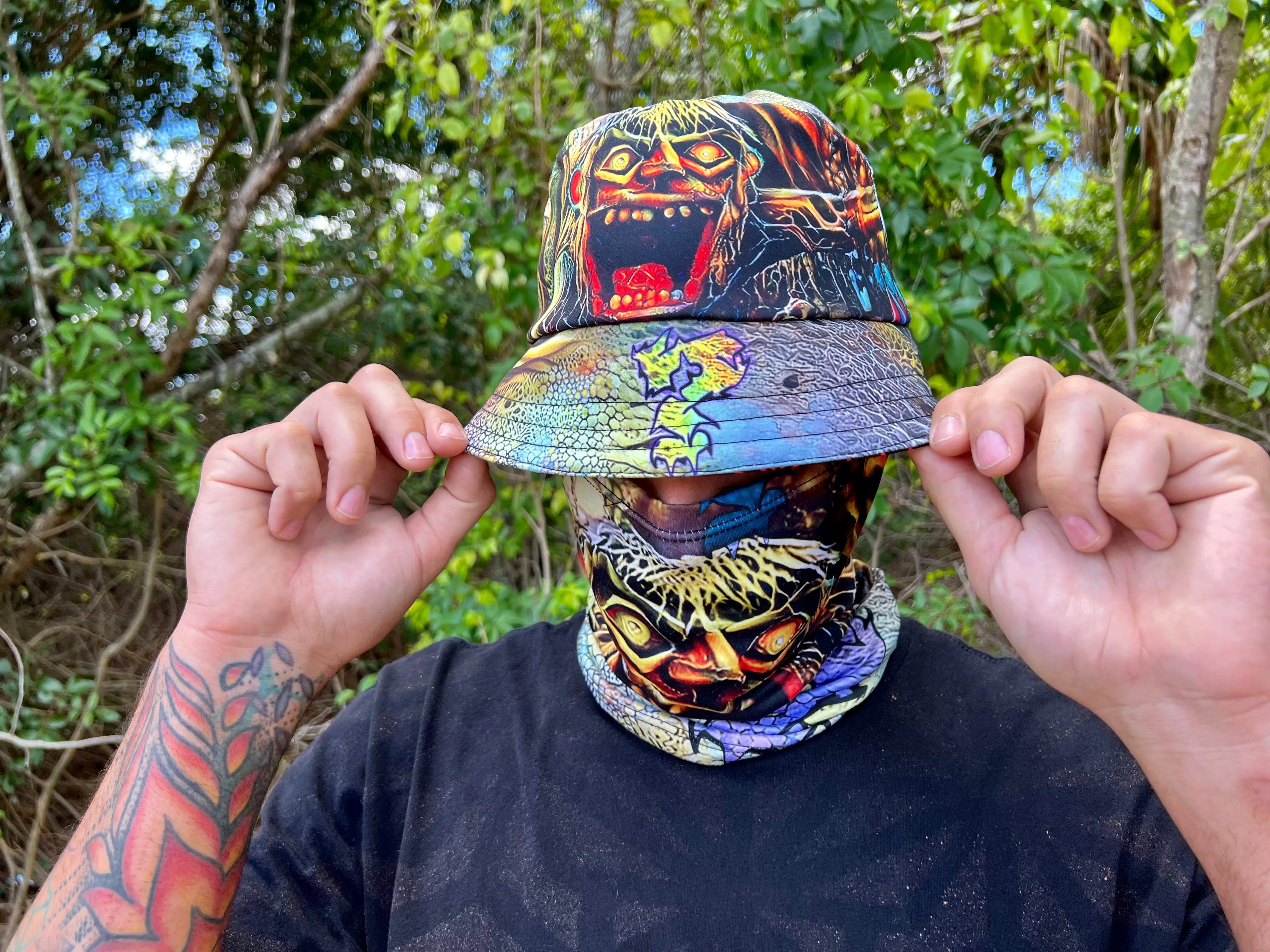 Tipper & Friends Suwannee Swamp vibes Fully Reversible Bucket Hat