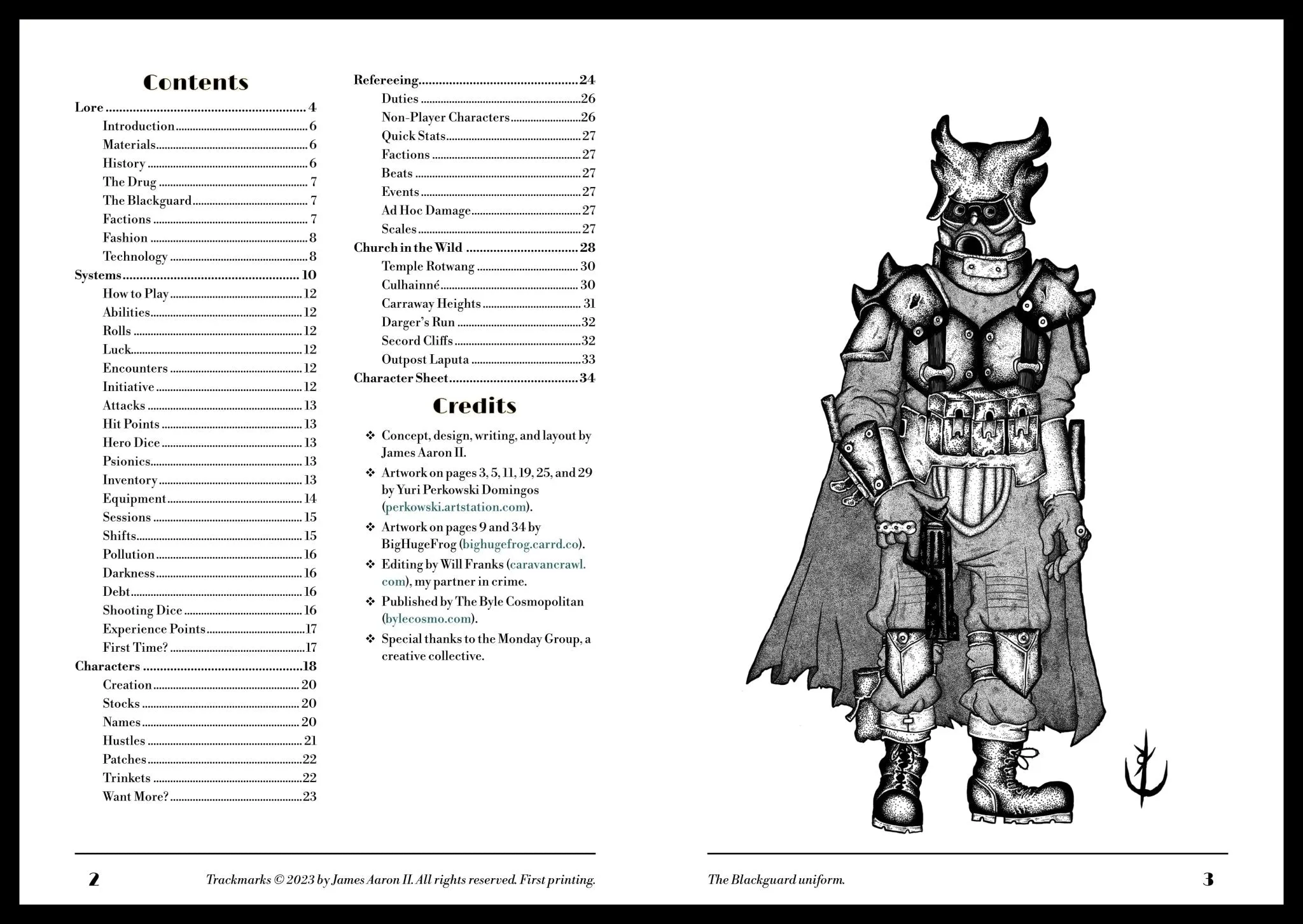 Trackmarks: Dieselpunk Fantasy Adventure   PDF