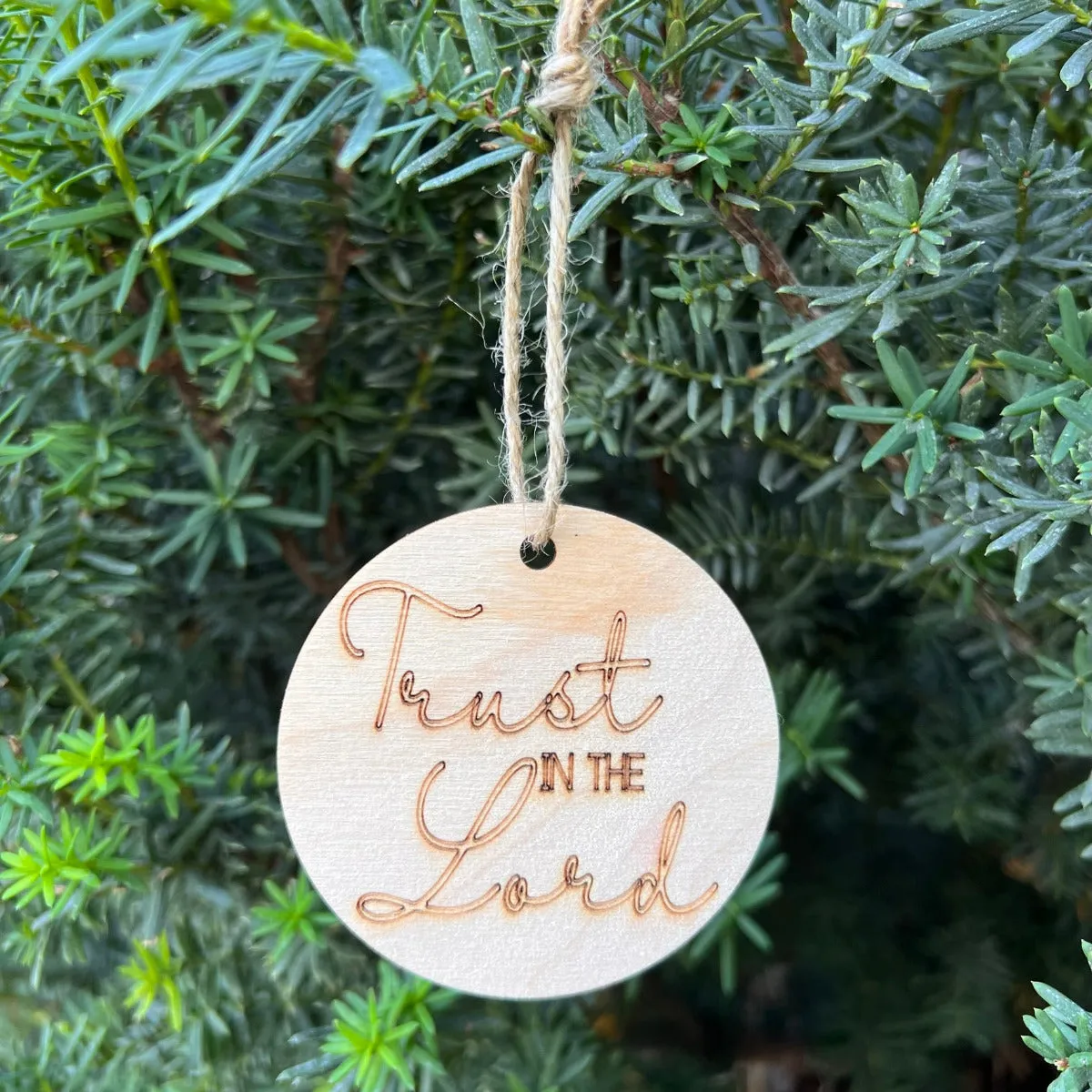 Trust in the Lord Christmas Ornament Bulk