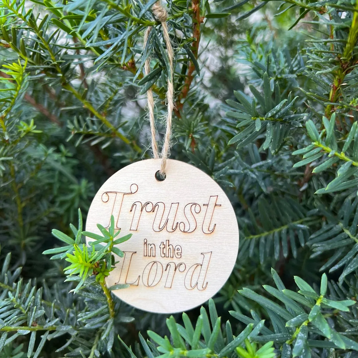 Trust in the Lord Christmas Ornament Bulk
