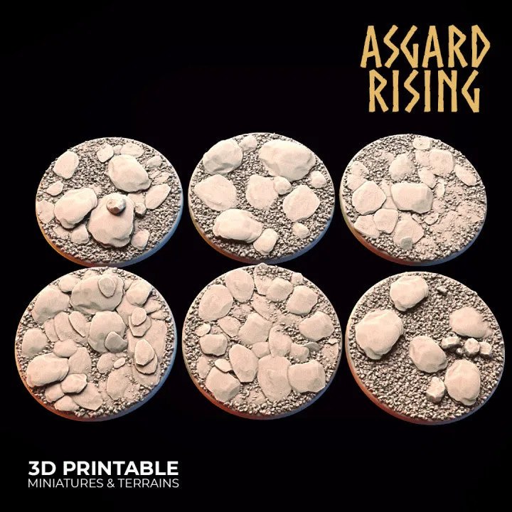 Tundra Theme 6 Round Bases