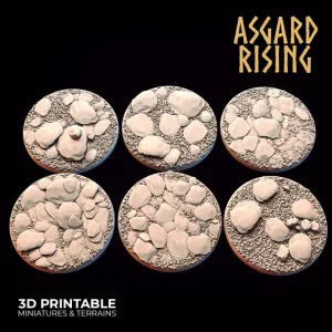 Tundra Theme 6 Round Bases