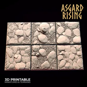 Tundra Theme 6 Square Bases