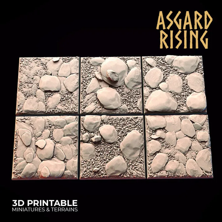 Tundra Theme 6 Square Bases
