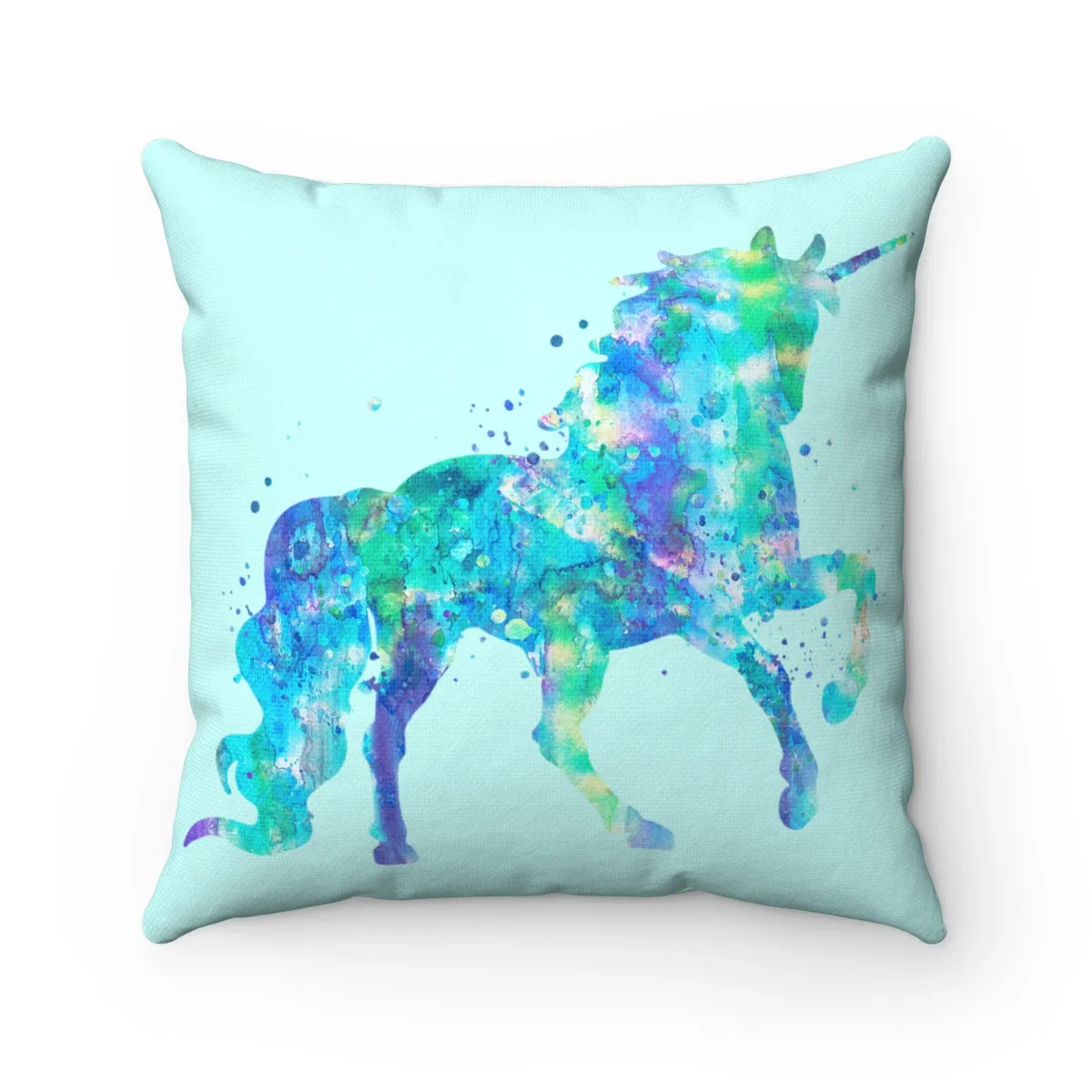 Unicorn Square Pillow