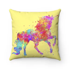 Unicorn Square Pillow
