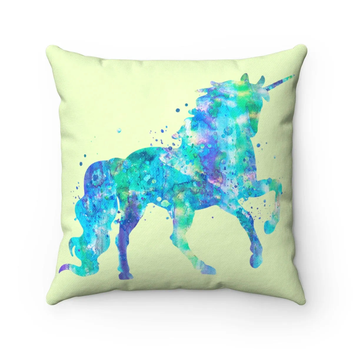 Unicorn Square Pillow