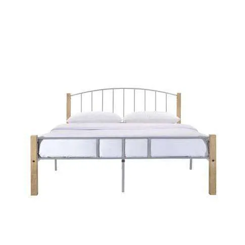 Urban Solid Wood Metal Post Bed frame