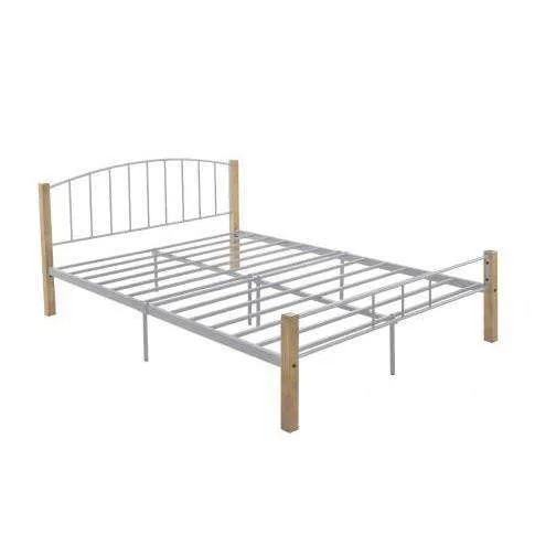 Urban Solid Wood Metal Post Bed frame