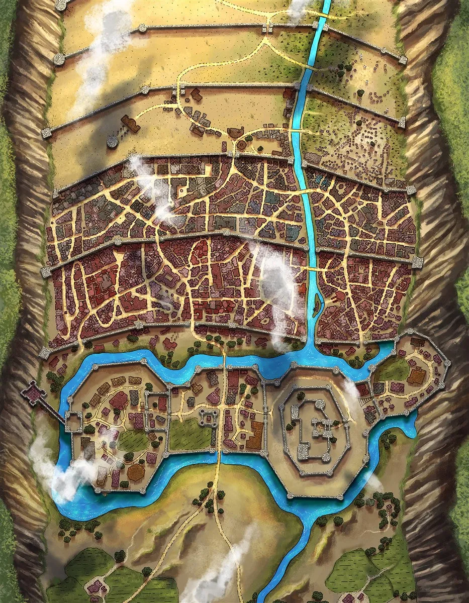 Vaatmery City Fantasy Map Patreon