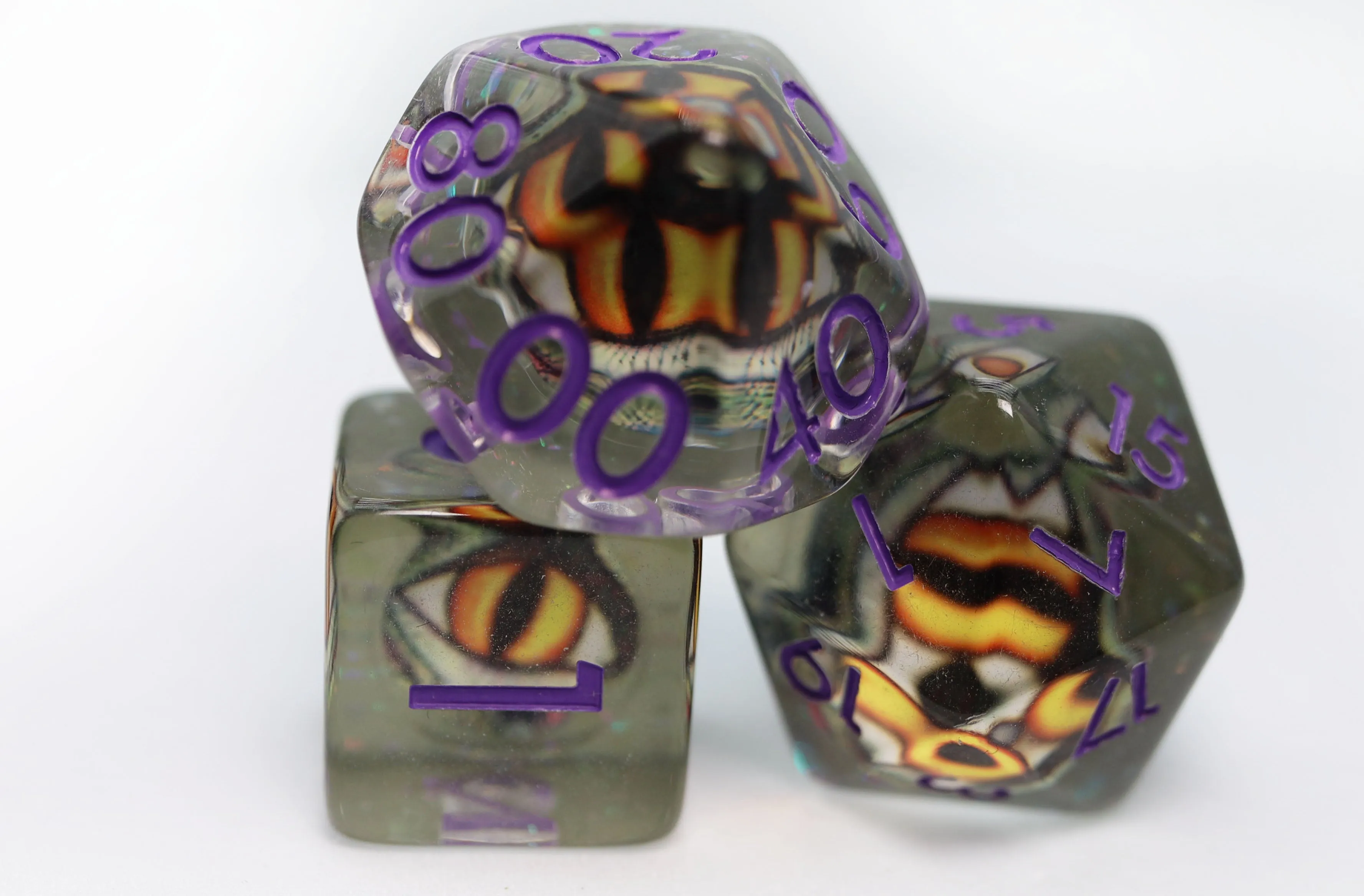 Venom Dragon Eye RPG Dice Set