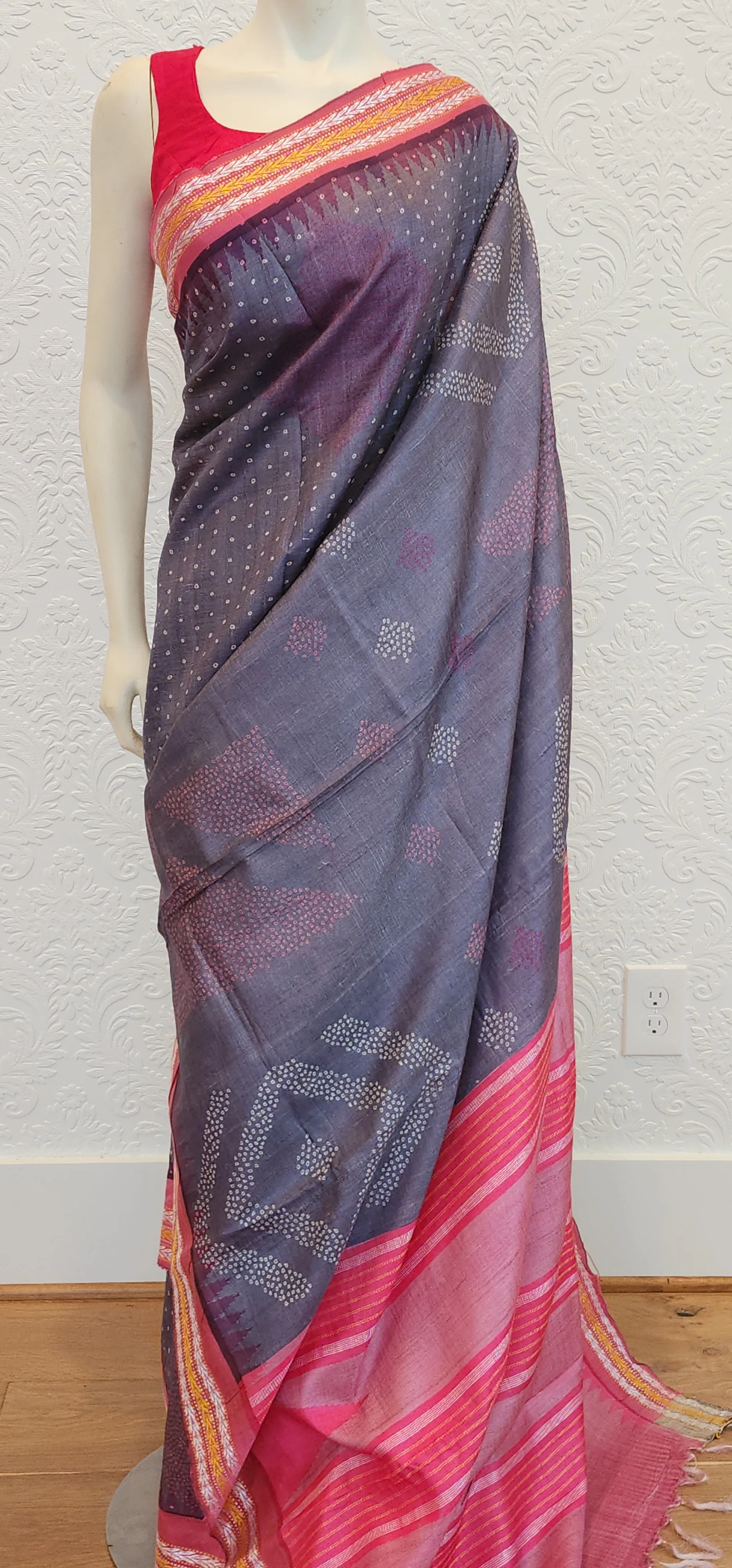 Vidharba Tussar Saree Collection.