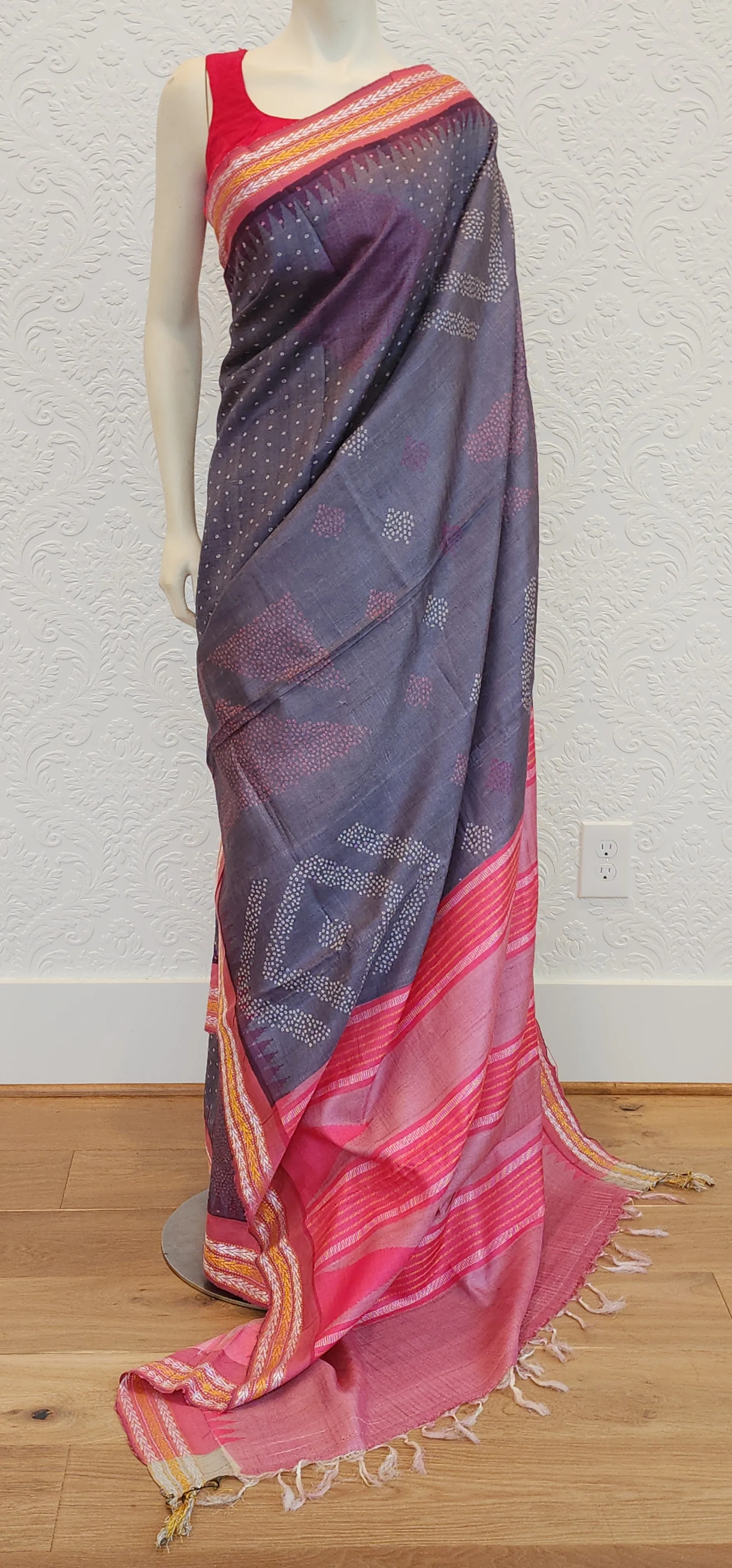 Vidharba Tussar Saree Collection.