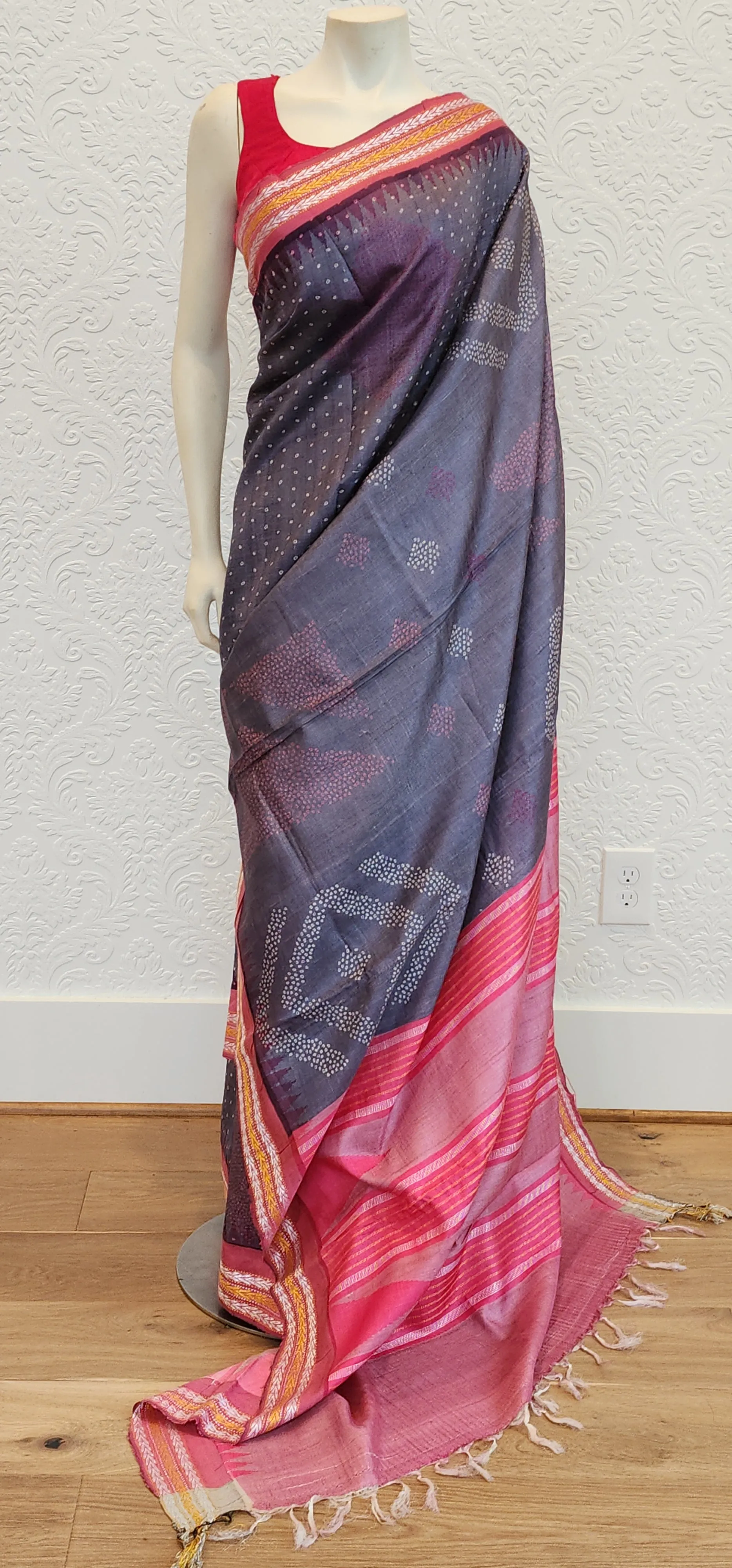 Vidharba Tussar Saree Collection.