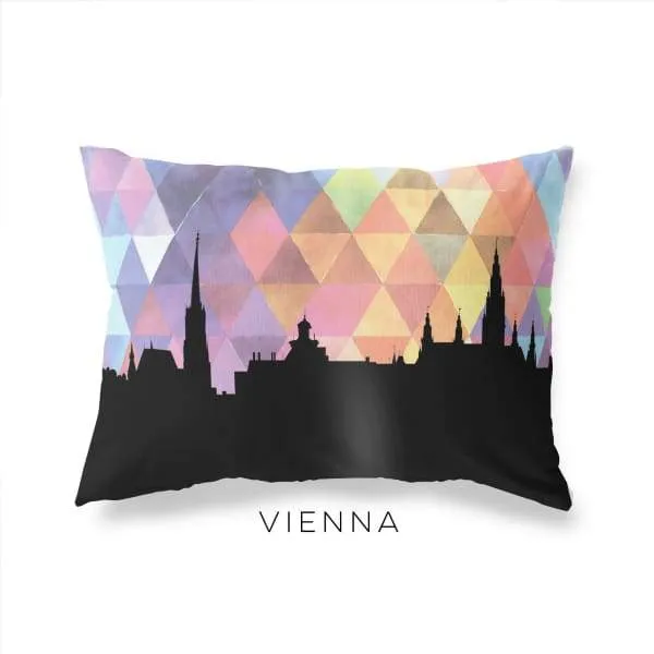 Vienna, Austria geometric skyline