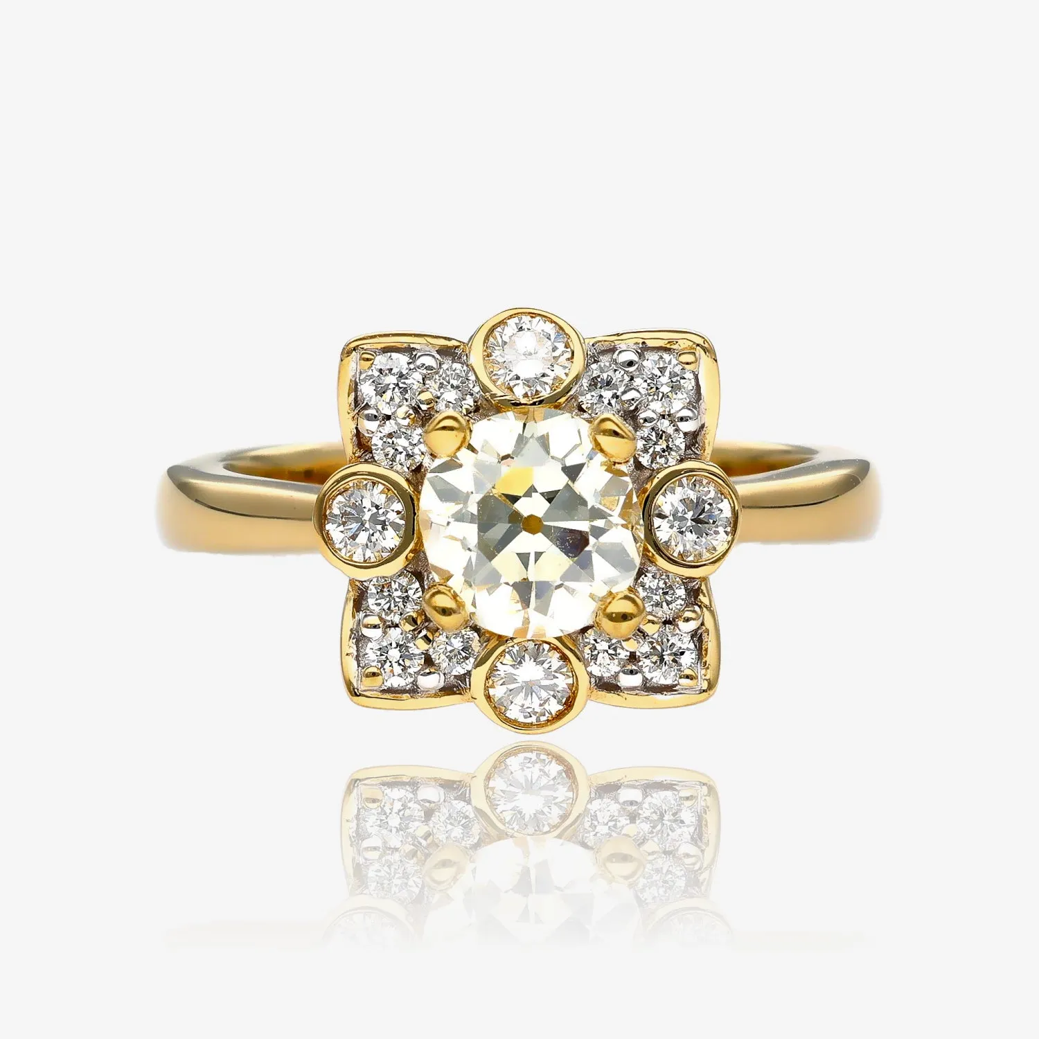 Vintage Brilliance Old European Cut Diamond Ring