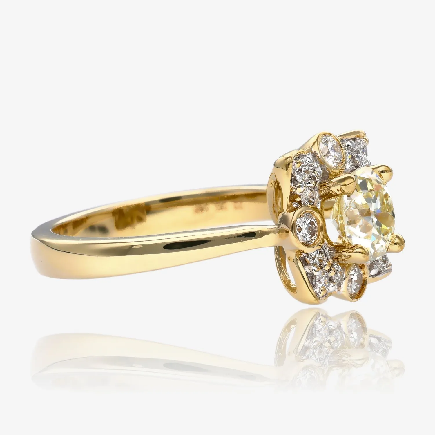 Vintage Brilliance Old European Cut Diamond Ring
