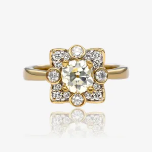 Vintage Brilliance Old European Cut Diamond Ring
