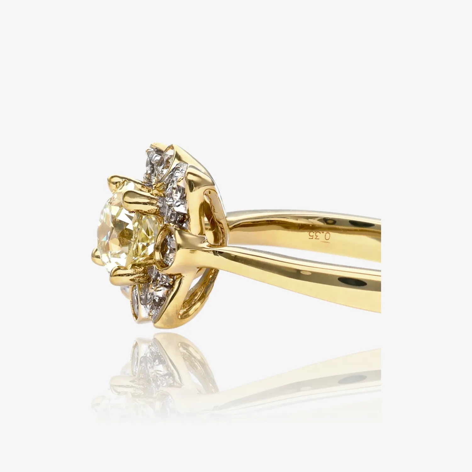 Vintage Brilliance Old European Cut Diamond Ring