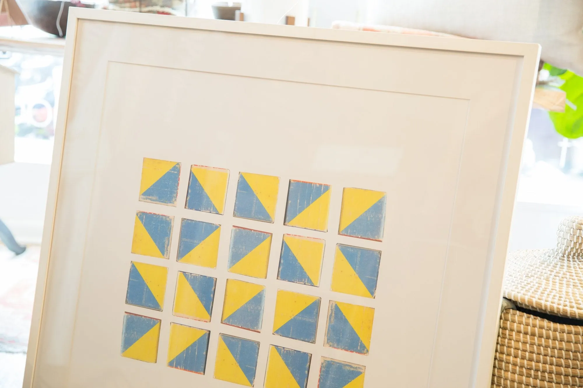 Vintage Visuals Geometric Blocks Photograph