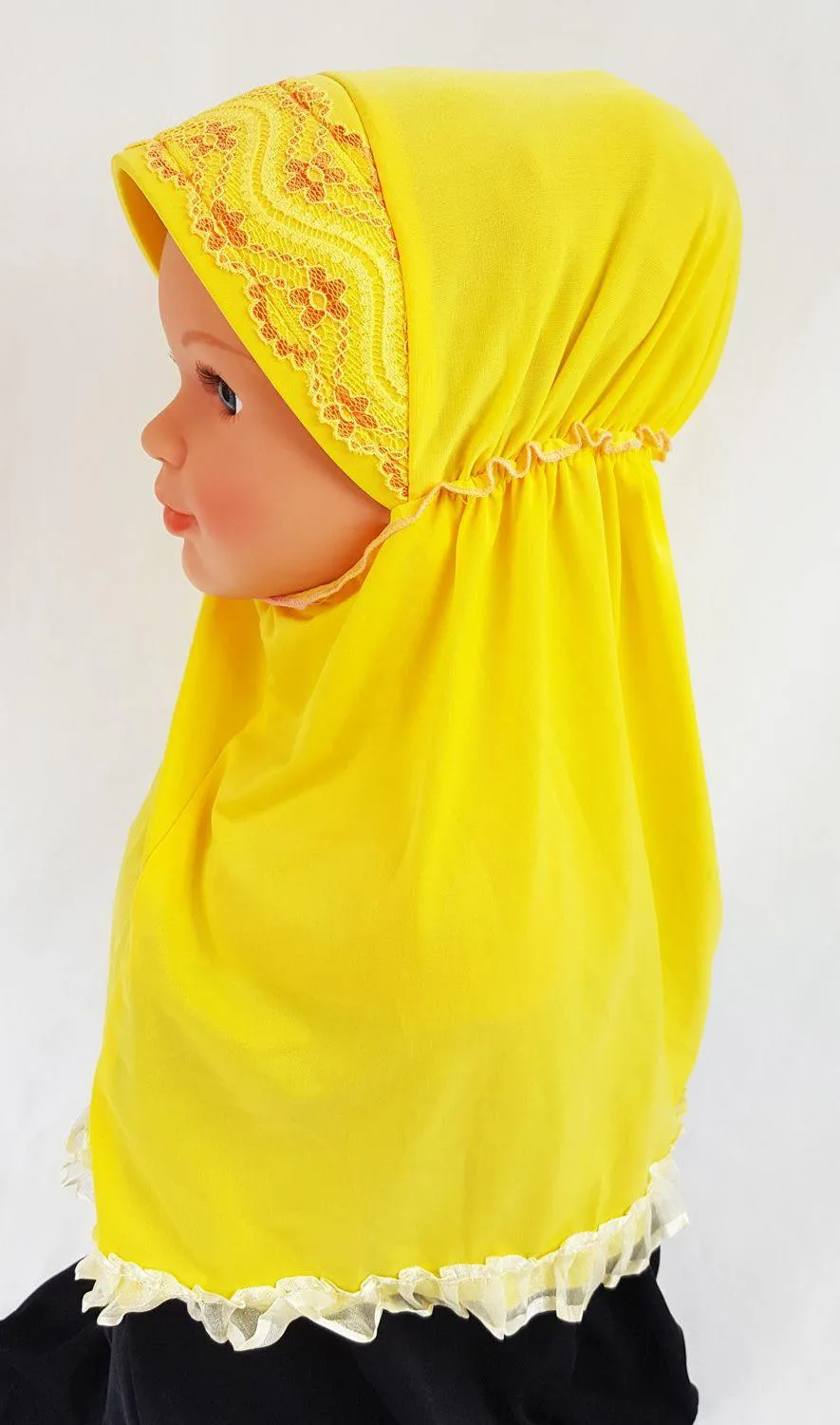 Viscose Baby Kids Children Hijab Islamic Scarf Shawls 1-6T