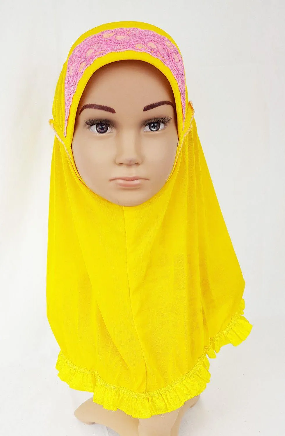 Viscose Baby Kids Children Hijab Islamic Scarf Shawls 1-6T