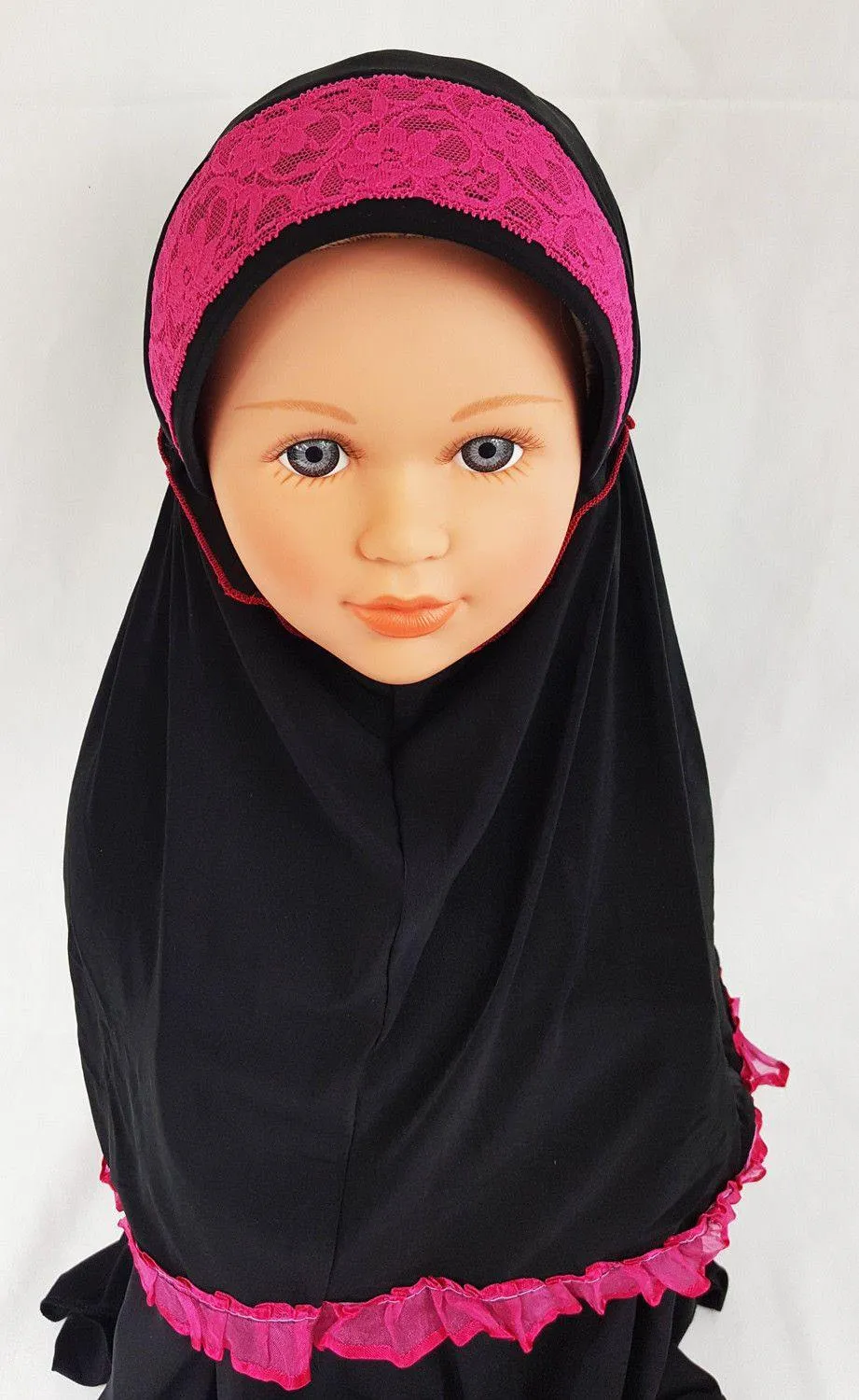 Viscose Baby Kids Children Hijab Islamic Scarf Shawls 1-6T