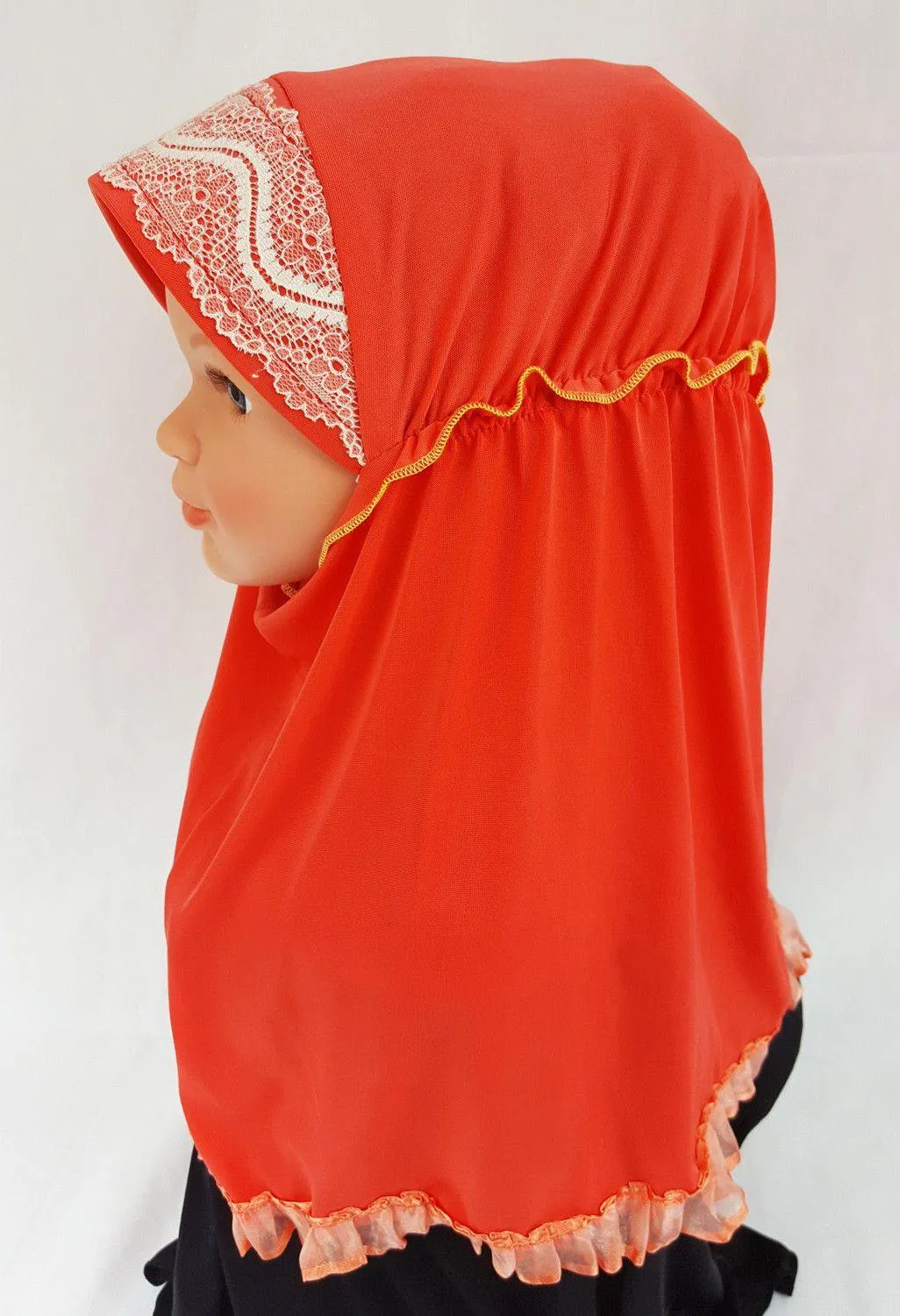 Viscose Baby Kids Children Hijab Islamic Scarf Shawls 1-6T