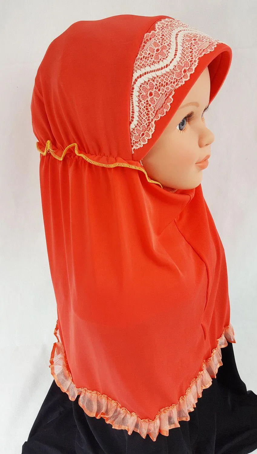 Viscose Baby Kids Children Hijab Islamic Scarf Shawls 1-6T