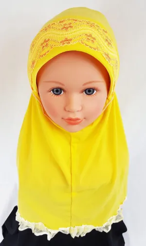 Viscose Baby Kids Children Hijab Islamic Scarf Shawls 1-6T
