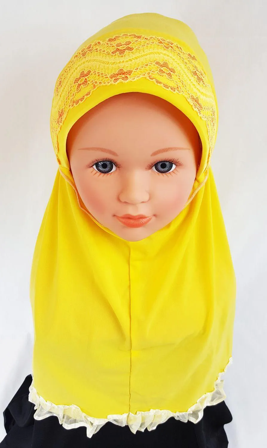 Viscose Baby Kids Children Hijab Islamic Scarf Shawls 1-6T