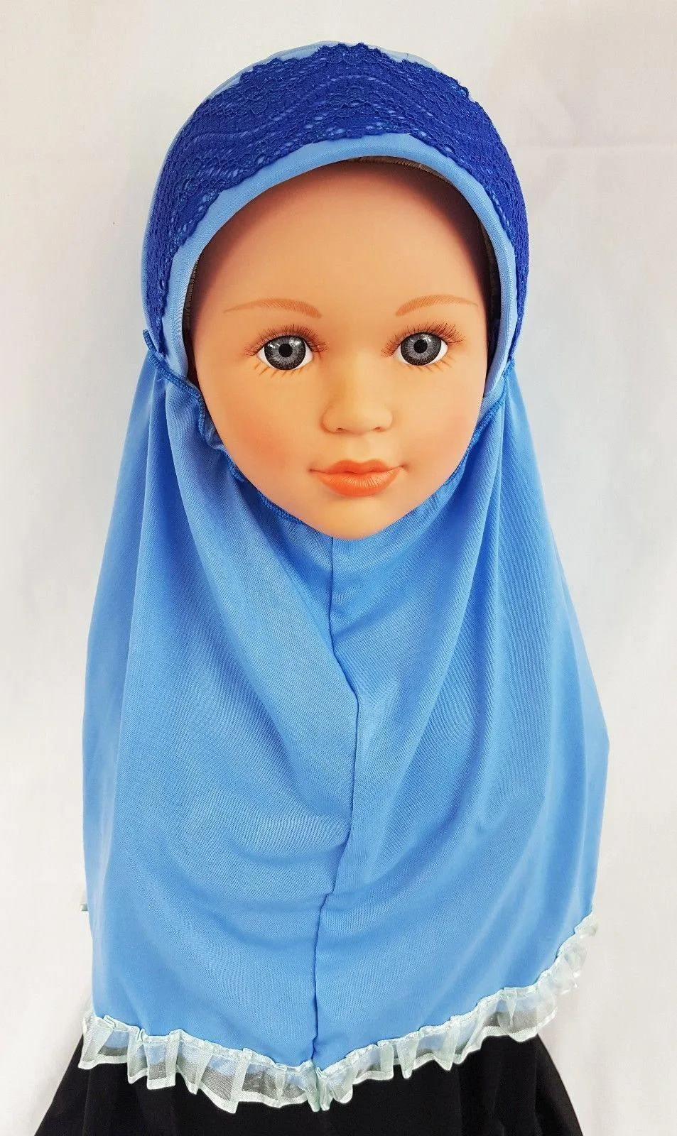Viscose Baby Kids Children Hijab Islamic Scarf Shawls 1-6T